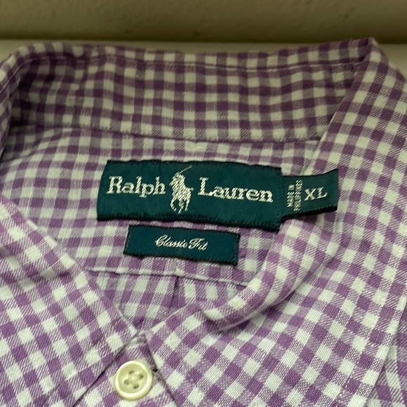 RALPH LAUREN Plaid short sleeve shirt - Picture 3 of 3